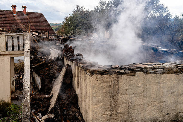 Professional Fire Damage Removal technician working in Bellevue, WI